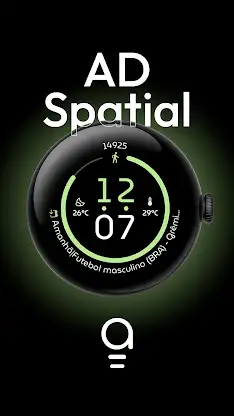 AD Spatial - Watch Face screenshot 1