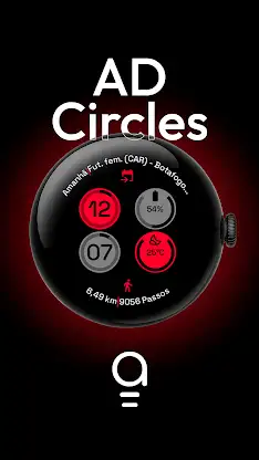 AD Circles - Watch Face screenshot 1
