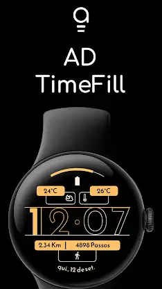 AD TimeFill - Watch Face screenshot 1