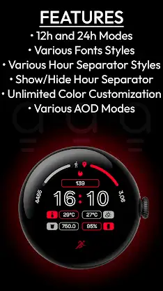 AD VorteX - Watch Face screenshot 4