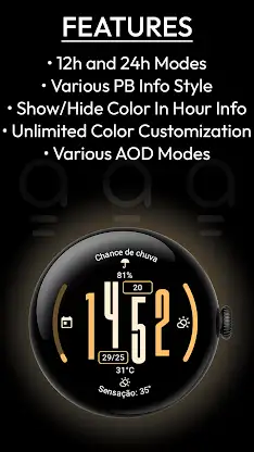 AD Stretched (2) - Watch Face screenshot 4
