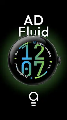 AD Fluid - Watch Face screenshot 1