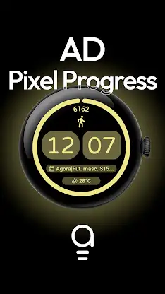 AD Pixel Progress - Watch Face screenshot 1