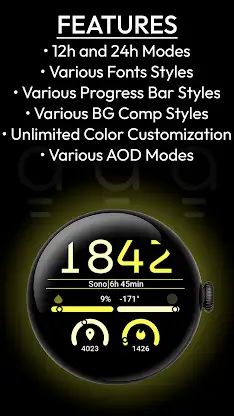 AD Glimpse - Watch Face screenshot 4