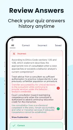 BCBA ABA Exam Prep 2027 Prepia screenshot 3