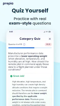 FAA PART 107 Exam Prep Prepia screenshot 2