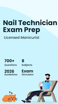 NAIL TECHNICIAN Exam Practice screenshot 1