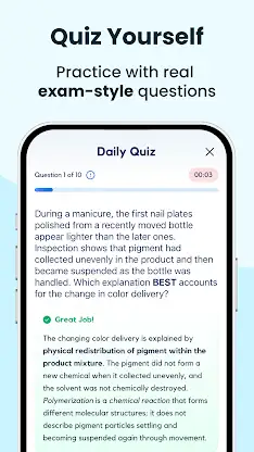 NAIL TECHNICIAN Exam Practice screenshot 2
