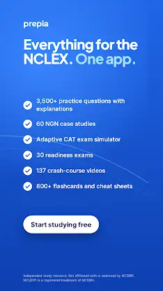 Prepia NCLEX Exam Prep 2027 screenshot 8