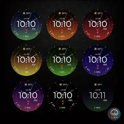 Aurora Horizon Watch Face screenshot 3