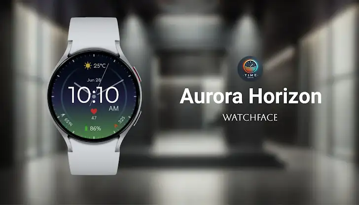 Aurora Horizon Watch Face screenshot 1