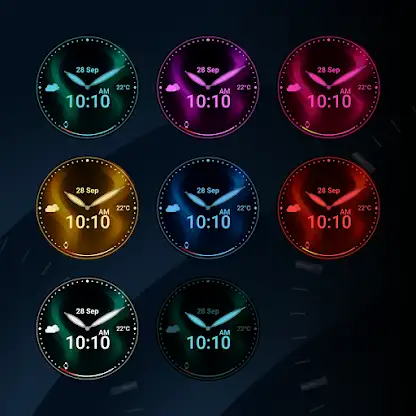 Aurora Sweep Watch Face screenshot 3