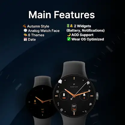 Autumn Harvest - watch face screenshot 2