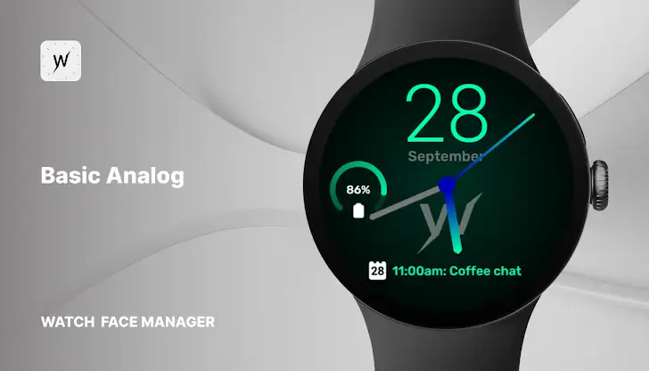 Basic Analog Watch Face screenshot 1