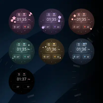 Cherry Blossom Watch Face screenshot 3