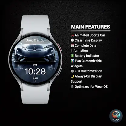 Chronos Strip Watch Face screenshot 2
