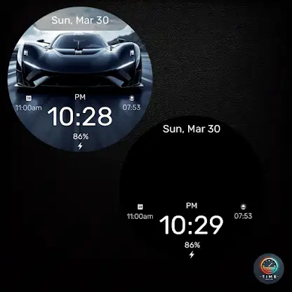 Chronos Strip Watch Face screenshot 3