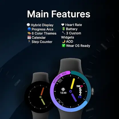 CircleBar Watch Face screenshot 2