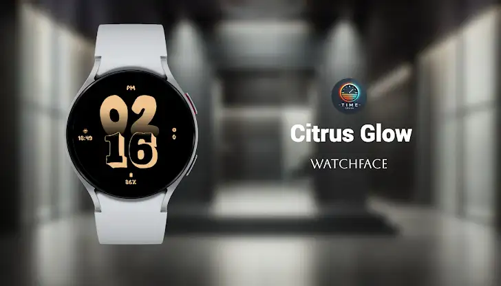 Citrus Glow Watch Face screenshot 1