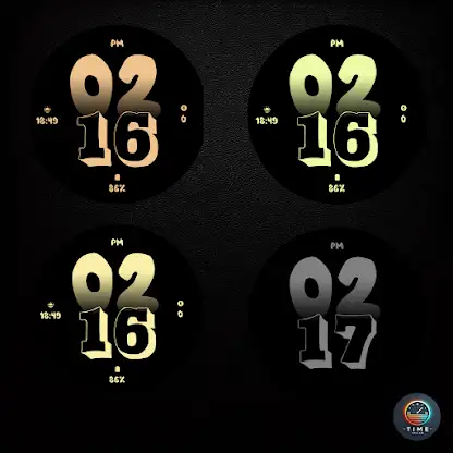 Citrus Glow Watch Face screenshot 3