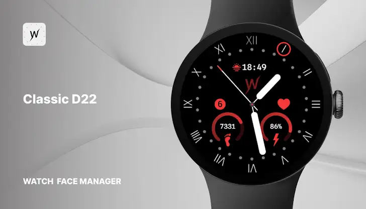 Classic D22 Watch Face screenshot 1