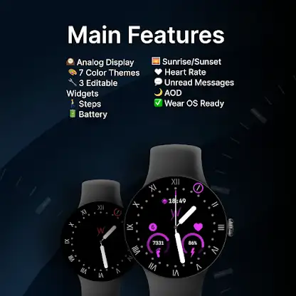 Classic D22 Watch Face screenshot 2
