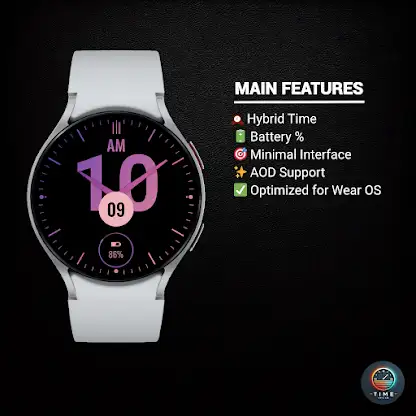 Classic Minimalism Watch Face screenshot 2
