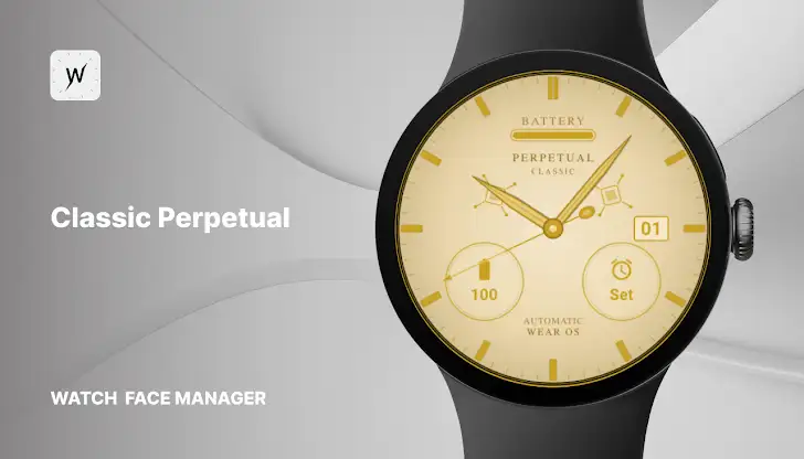 Classic Perpetual Watch Face screenshot 1