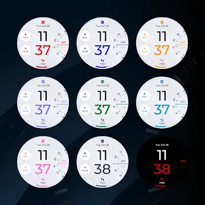 Classic Shapes Watch Face screenshot 3