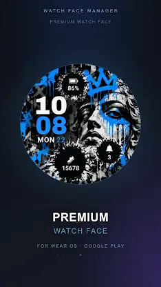 Cobalt Sovereign Watch Face screenshot 4