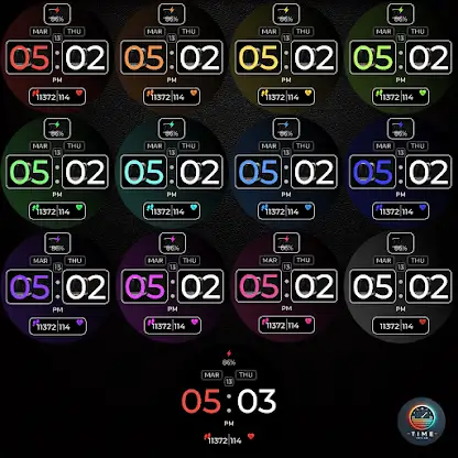 Cube Chronos Watch Face screenshot 3