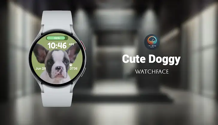 Cute Doggy Watch Face screenshot 1