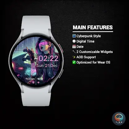 Cyberpunk Watch Face screenshot 2