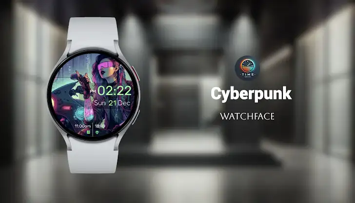 Cyberpunk Watch Face screenshot 1