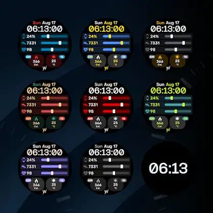 Data Stream Watch Face screenshot 3