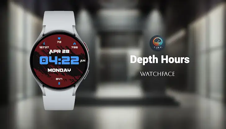 Depth Hours Watch Face screenshot 1