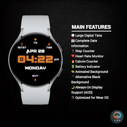 Depth Hours Watch Face screenshot 2