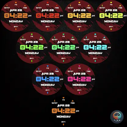 Depth Hours Watch Face screenshot 3