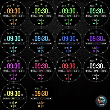 Electronic Time Watch Face screenshot 3