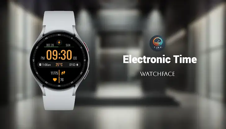 Electronic Time Watch Face screenshot 1