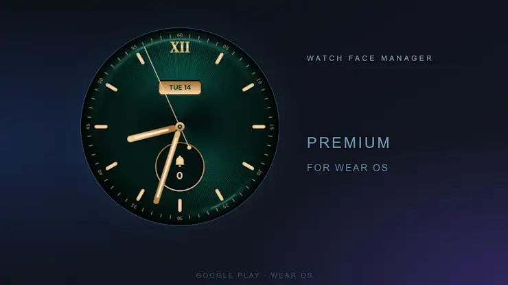 Emerald Regent Watch Face screenshot 1