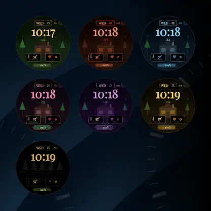 Forest Cabin - watch face screenshot 3
