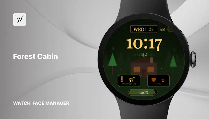 Forest Cabin - watch face screenshot 1