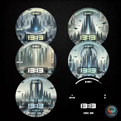 Galactic Horizon Watch Face screenshot 3