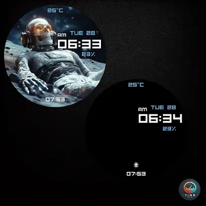 Galactic Pilot Watch Face screenshot 3