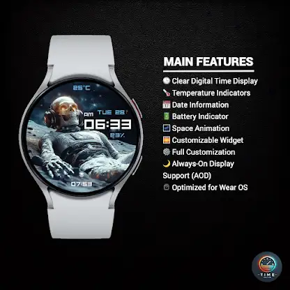 Galactic Pilot Watch Face screenshot 2