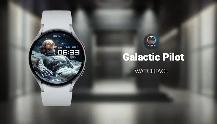 Galactic Pilot Watch Face screenshot 1