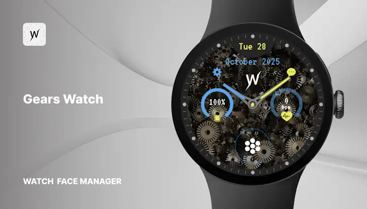 Gears Watch Watch Face screenshot 1