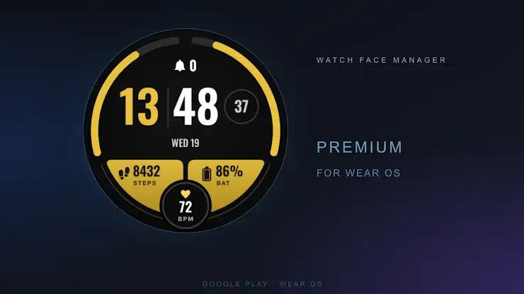 Gilded Pulse Watch Face screenshot 1