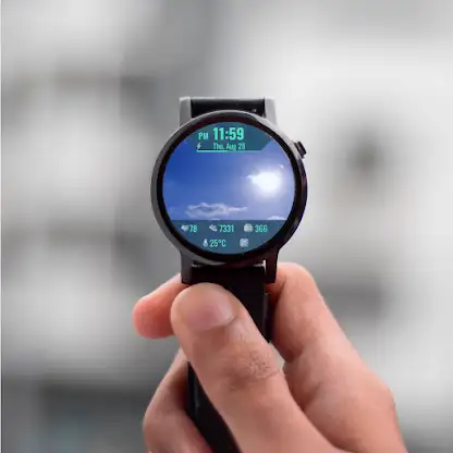 Glassy Sky Watch Face screenshot 4